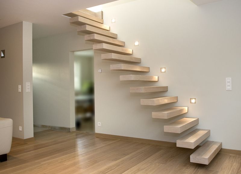 Floating stairs 8